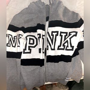 PINK zip up hoodie